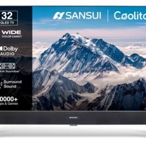 Sansui 80 cm (32 inch) QLED HD Ready Smart Coolita TV with Dolby Audio| Built-in Soundbar| Surround Sound| 60Hz Refresh Rate (JSS32CSQLED